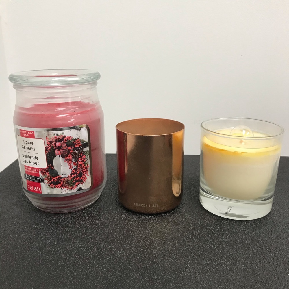 Lot of 3 Unburned Candles